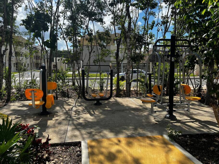 Angels Beach Condo Con Piscina, Parking Y Parque Playa del Carmen Exterior photo
